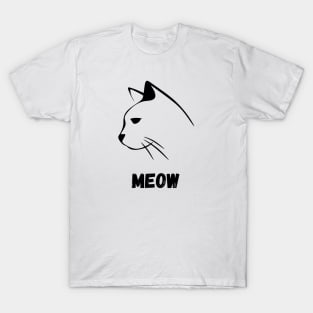 cat lover meow tshirt T-Shirt